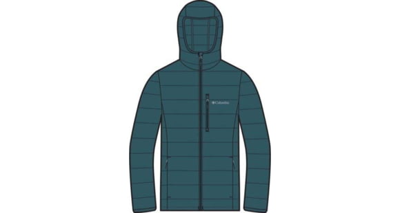 Columbia Drift Peak Stretch Down Hooded Jacket - Men's, Everblue, Extra Large, 2133971-429-XL