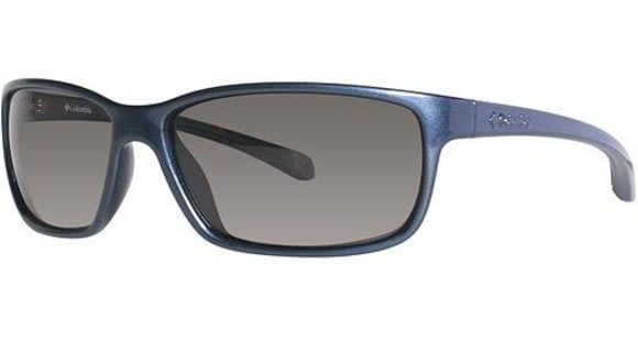 Columbia EL CAPITAN Sunglasses - Frame Metallic Carbon Blue/Metallic Gunmetal, Lens Grey, Size 60/15mm CACAPITANPZ615