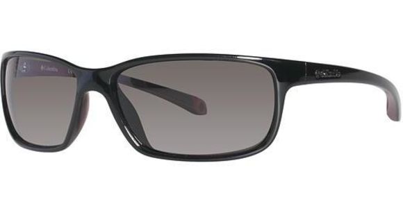 Columbia EL CAPITAN Sunglasses - Shiny Black/Thunderbird Red Frame, Grey Lens, 60/15mm CBCAPITANPZ602