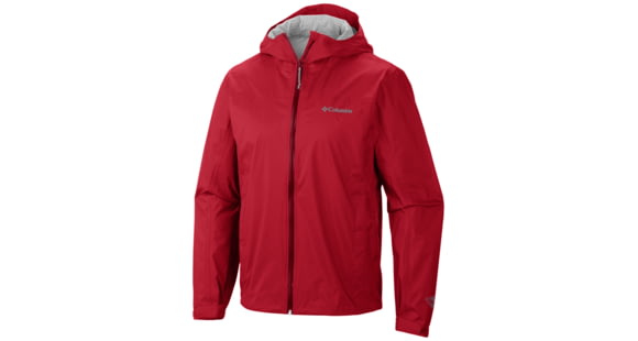 Columbia EvaPOURation Jacket - Men's-Mountain Red-Medium