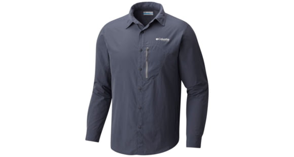 Columbia Featherweight Hike Long Sleeve Shirt - Men's, Graphite, L, 1654401053L