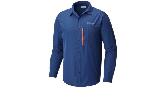 Columbia Featherweight Hike Long Sleeve Shirt - Men's, Carbon, Heatwave, S, 1654401469S