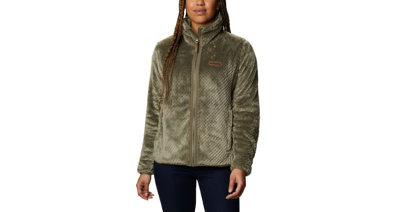 Columbia Fire Side II Sherpa Full Zip Fleece - Womens, Stone Green, 2XL, 1819791397Stone GreenXXL