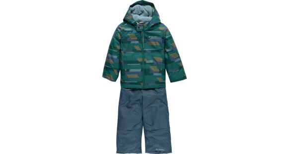 Columbia Frosty Slope Snow Set - Toddlers, Pine Green Strokes, 3T, 1624591363-3T