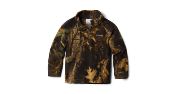 Columbia GlacialIII Fleece Printed Half Zip, Timberwolf, 3T - Boy's, 1800762939-3T