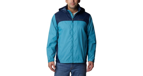 Columbia Glennaker Lake Rain Jacket - Mens, Shasta/Collegiate Navy, Medium, 1442361424Sht,ClgtNvM