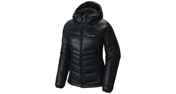 Columbia Gold 650 TurboDown Radial Down Hooded Jacket - Women's-Black-Medium