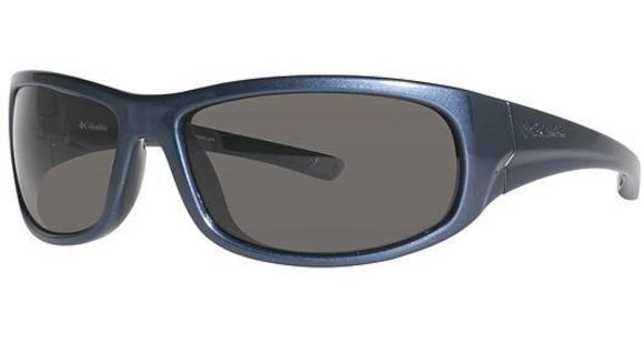 Columbia Granite Tors Sunglasses - Frame Metallic Carbon Blue/Metallic Gunmetal, Lens Grey, Size 63/16mm CBGRANITORSPZ615