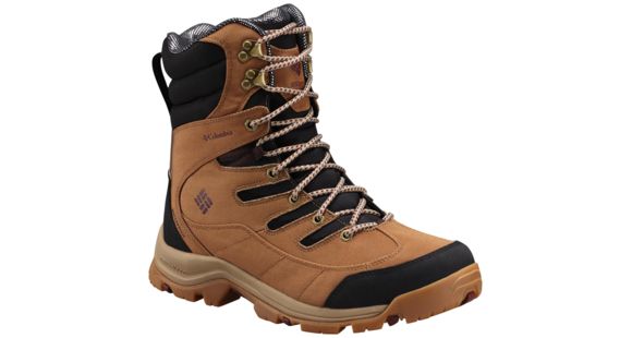Columbia Gunnison Plus XT Omni-Heat Winter Boot - Men's-Black/Deep Rust-Medium-10.5