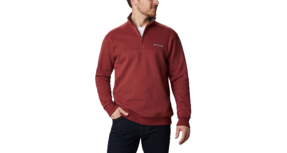 Columbia Hart Mountain II Half Zip Sweatshirt - Mens, Red Jasper, Small, 1411621665Red JasperS