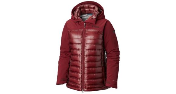 Columbia Heatzone 1000 TurboDown II Jacket - Women's, Rich Wine, Large, 1800091624-L