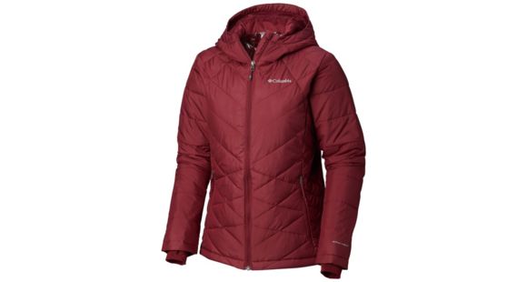 Columbia Heavenly Hdd Jacket, Rich Wine, L - Women's, 1738151624-L