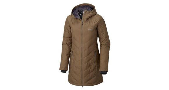 Columbia Heavenly Long Hdd Jacket, Truffle, 2X - Women's, 1738162211-2X