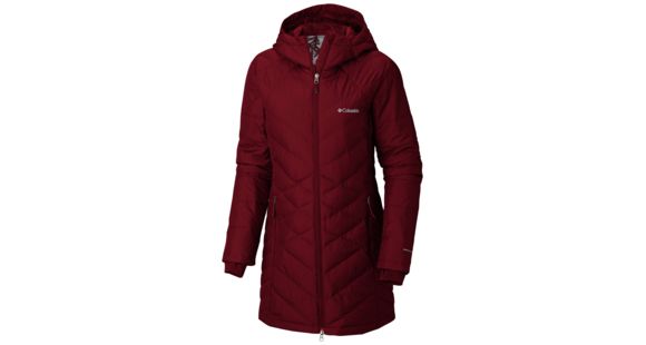 Columbia Heavenly Long Hdd Jacket - Women's, Beet, Extra Small, 1738161607-XS