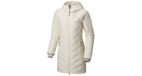 Columbia Heavenly Long Hooded Jacket - Women's, Light Bisque, Small, 1738161106-S