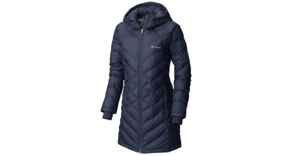 Columbia Heavenly Long Hooded Jacket - Women's, Nocturnal, Extra Large, 1738161591-XL
