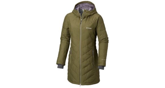 Columbia Heavenly Long Hooded Jacket - Women's, Nori, Small, 1738161383-S