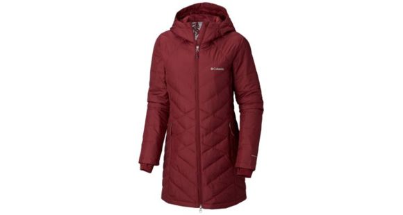 Columbia Heavenly Long Hooded Jacket - Women's, Rich Wine, Small, 1738161624-S