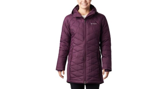 Columbia Heavenly Long Hybrid Jacket - Women's, Black Cherry, Small, 1859731522-S