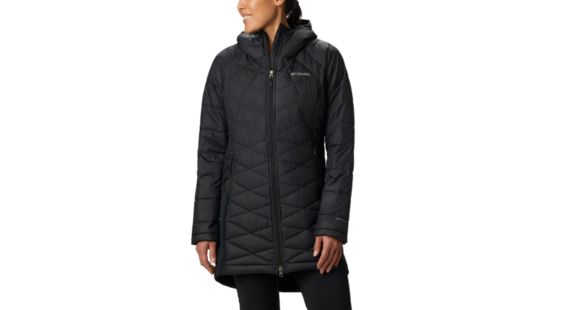 Columbia Heavenly Long Hybrid Jacket - Women's, Black, Extra Small, 1859731010-XS