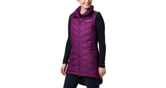 Columbia Heavenly Long Vest - Women's, Wild Iris, Small, 1859741594-S