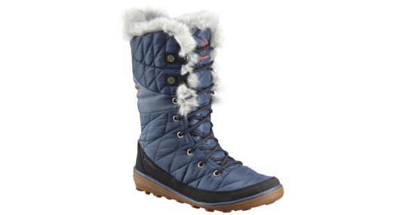 Columbia Heavenly Omni-Heat Winter Boot - Women's, Zinc/Red Canyon, Medium, 7.5, 1702881492-7.5