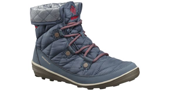 Columbia Heavenly Shorty Omni-Heat Organza Winter Boot - Women's-Blue/Red-Medium-9.5