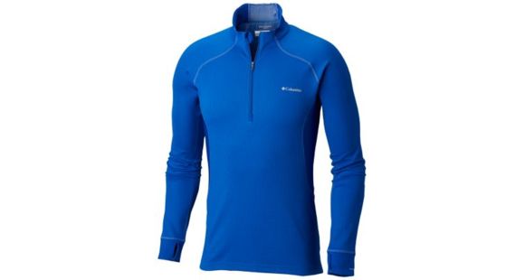 Columbia Heavyweight II Long Sleeve Half Zip - Men's, Azul, Extra Large, 1638531437-XL