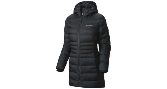 Columbia Hellfire Mid Down Hooded Jacket - Women's-Black-Medium