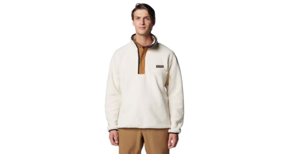 Columbia Helvetia II Half Snap Fleece Pullover - Men's, Chalk, 2XL, 2090891-191-XXL
