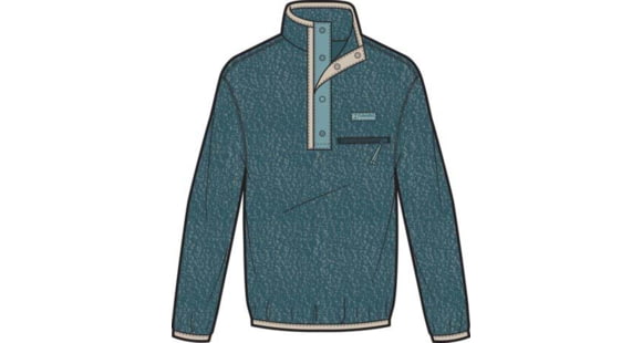 Columbia Helvetia II Half Snap Fleece Pullover - Men's, Everblue, Small, 2090891-429-S