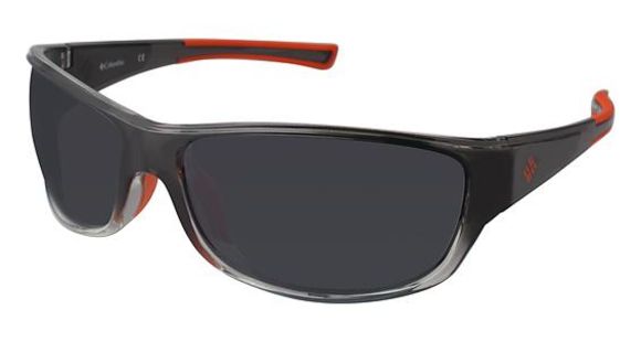 Columbia Hurricane Peak Sunglasses - Frame GRAPHITE/CLEAR, Lens Color Grey Flash CBHURRICANEPK02