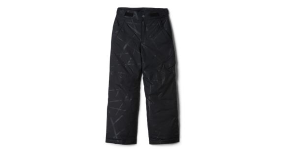 Columbia Ice Slope II Pant - Boy's, Black Spider Streets Emboss, Medium, 1523671017-M