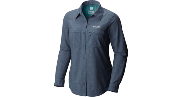Columbia Irico Long Sleeve Shirt - Women's-Zinc Heather-Small