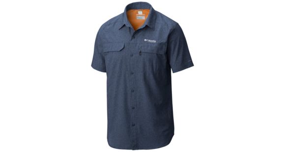 Columbia Irico Short Sleeve Shirt -Mens, Carbon Heather, M, 1654412469M
