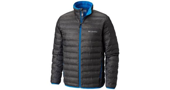 Columbia Lake 22 Down Jacket - Men's, Charcoal Heather Print, Small, 1737881030-S