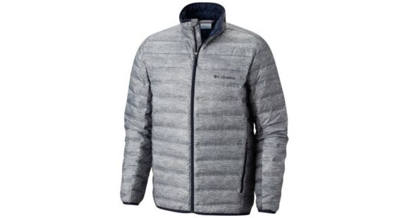 Columbia Lake 22 Down Jacket - Men's, Columbia Grey Heather Print, Medium, 1737881039-M