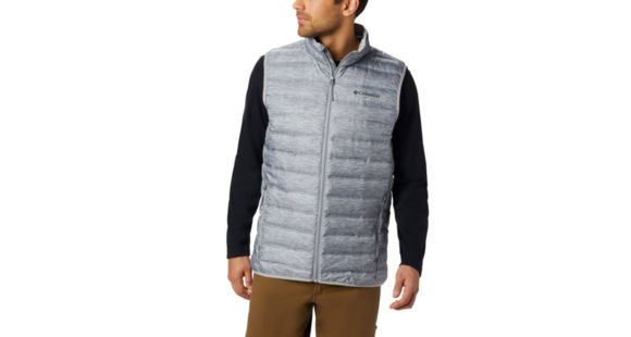 Columbia Lake 22 Down Vest - Men's, Columbia Grey Heather, Large, 1864592039-L