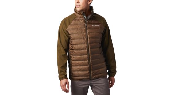 Columbia Lake 22 Hybrid Down Jacket - Men's, Olive Green Heather, Olive Green, Small, 1864604319-S
