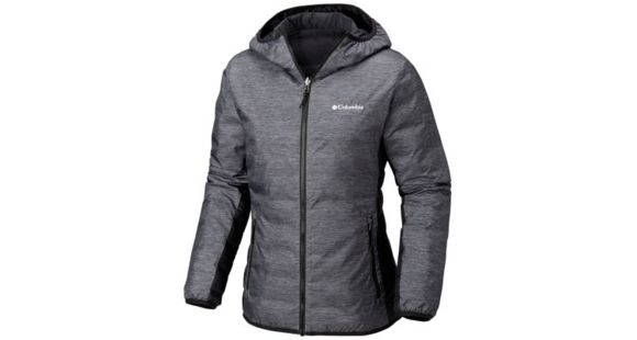 Columbia Lake 22 Reversible Hooded Jacket - Women's, Charcoal Heather Print, Large, 1799291030-L