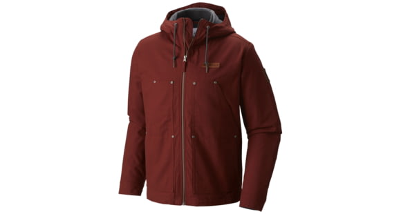 Columbia Loma Vista Hooded Jacket - Men's-Deep Rust-Large