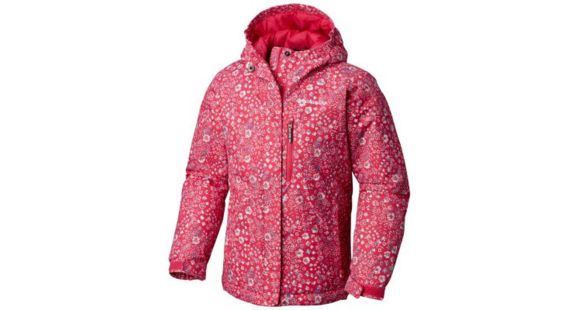 Columbia Magic Mile Jacket - Girls, Cactus Pink Floral Print, 4T, 1753942612-4T
