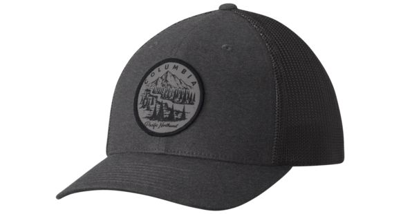 Columbia Mesh Ball Cap, Grill Heather, PNW Patch, L/XL, 1495921028L/XL