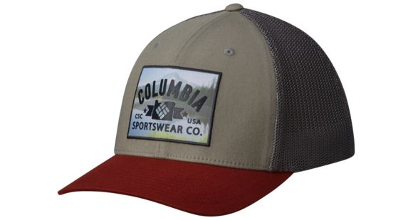 Columbia Mesh Ball Cap-Kettle/Columbia Patch-L/XL