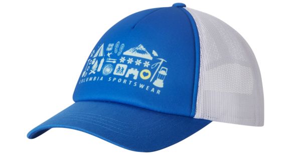 Columbia Mesh Hat - Womens, Dark Cyan, Camp Print, One Size, 1714841455O/S