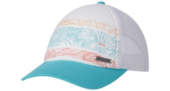 Columbia Mesh Hat - Womens, Geyser, Topo Print, One Size, 1714841732O/S