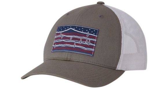 Columbia Mesh Snap Back Hat, Titanium Stars and Stripes, One Size, 1652541031O/S