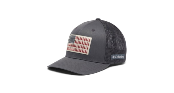 Columbia Mesh Tree Flag Ball Cap, Shark/Shark, Large/Extra Large, 1837103013Shk,ShkL/XL