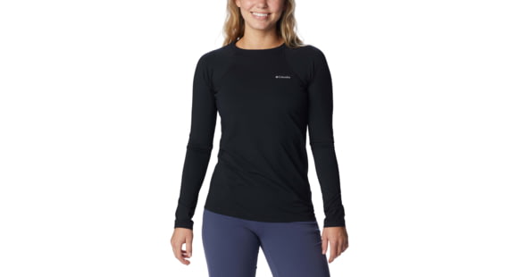 Columbia Midweight Stretch Long Sleeve Top - Women's, Black, Medium, 1639021-011-M