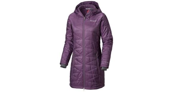 Columbia Mighty Lite Hooded Jacket - Women's, Dark Plum, Large, 1468771506-L
